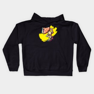 Circle Jerks Style Mushroom (cmyk) Kids Hoodie